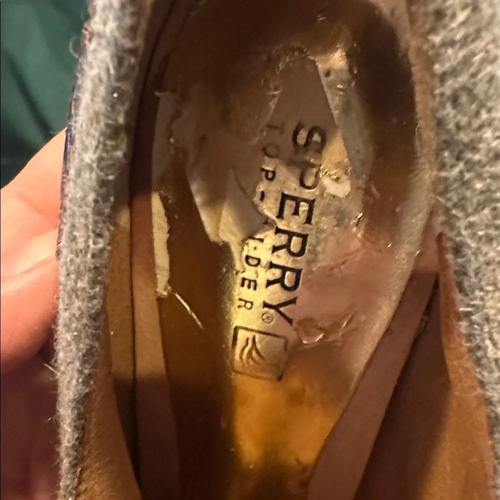 Sperry faux crocodile